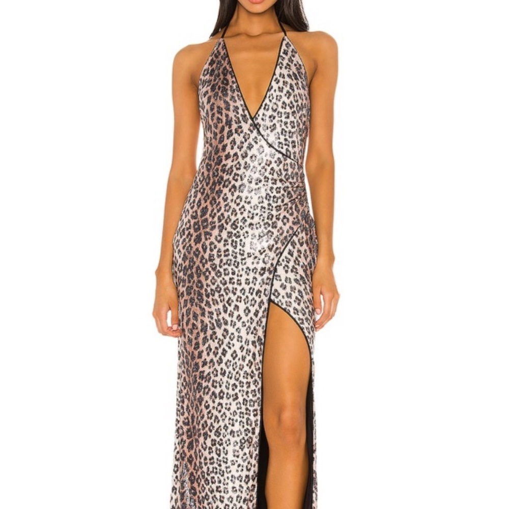 Camila Coelho Leopard Gown